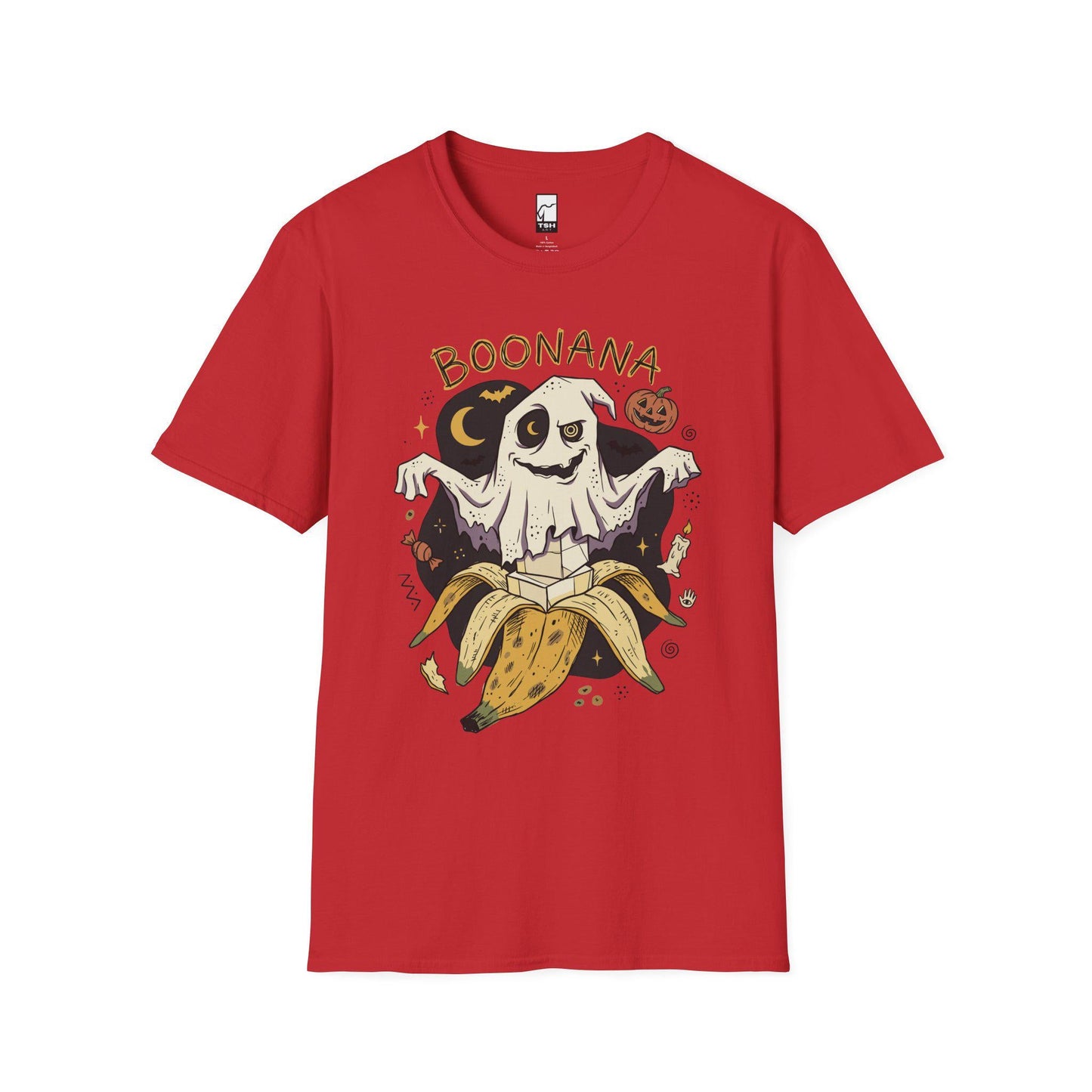 Funny Ghost Banana Shirt | Boonana Halloween T Shirt | Cute Spooky Pun Tee | Pumpkin Moon Graphic Tee | Vintage Halloween Tee | Unisex Gift