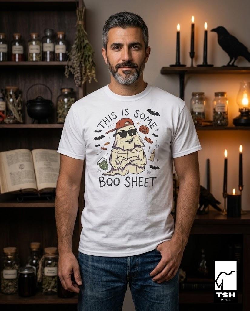 Halloween Funny Ghost Shirt | Funny Boo Sheet Tee | Cool Ghost T Shirt | Sassy Spooky Quote Tee | Vintage Sassy Ghost Tee | Unisex Gift