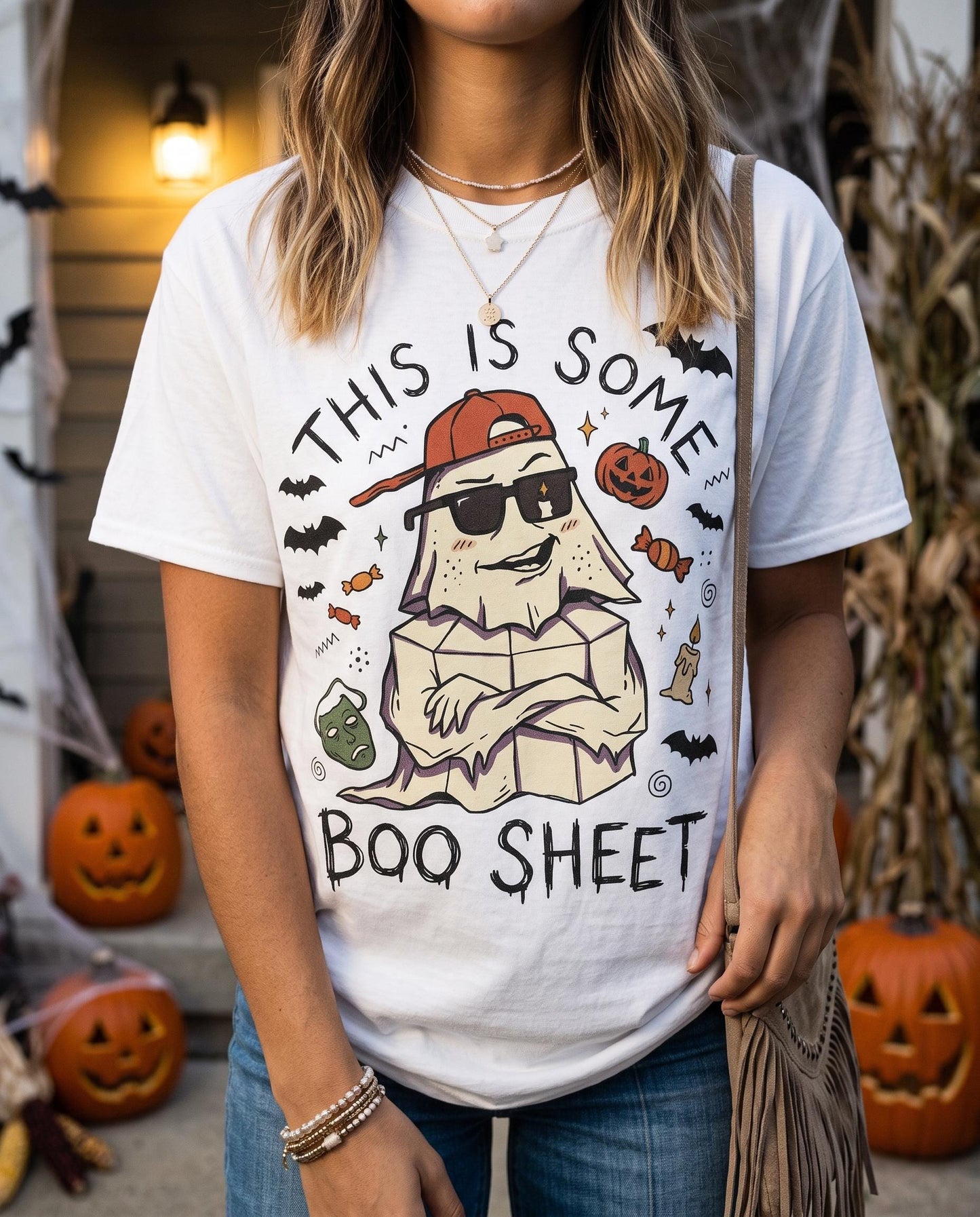 Halloween Funny Ghost Shirt | Funny Boo Sheet Tee | Cool Ghost T Shirt | Sassy Spooky Quote Tee | Vintage Sassy Ghost Tee | Unisex Gift